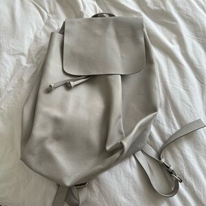 Zara Trafaluc leather drawstring backpack